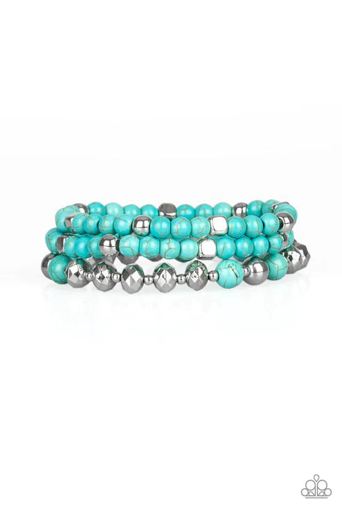 Paparazzi ♥ Mountain Artist - Blue ♥ Bracelet