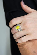 Paparazzi ♥ Laguna Luxury - Yellow ♥ Ring