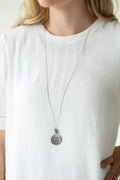 Paparazzi ♥ Mom Boss - Silver ♥ Necklace