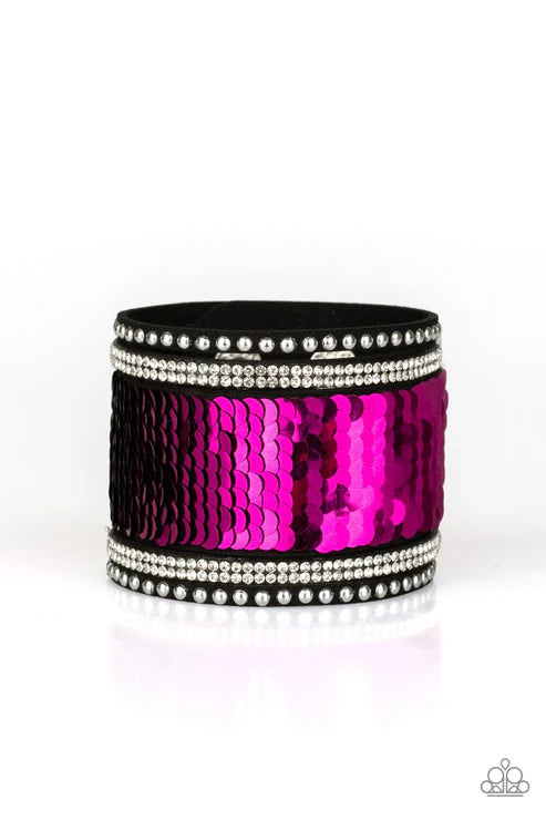 Paparazzi ♥ MERMAIDS Have More Fun - Pink ♥ Bracelet