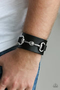 Paparazzi ♥ Biker Band - Black ♥ Bracelet