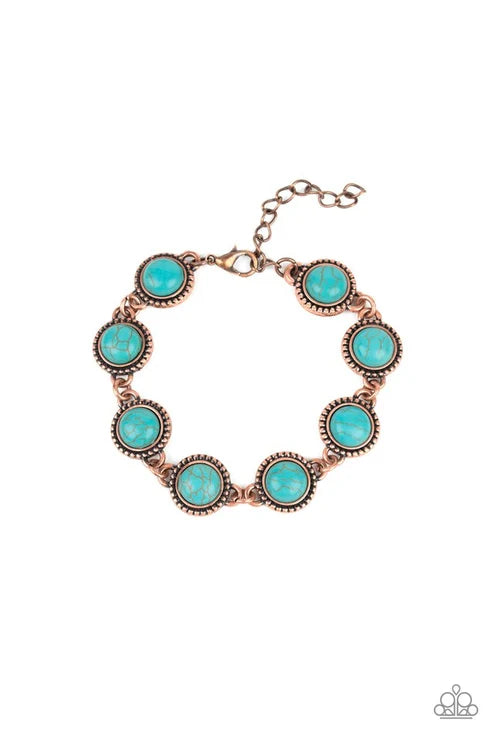 Paparazzi ♥ Carved In SANDSTONE - Copper ♥ Bracelet