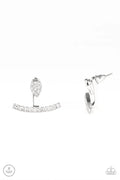 Paparazzi ♥ Glowing Glimmer - White ♥ Post Earrings