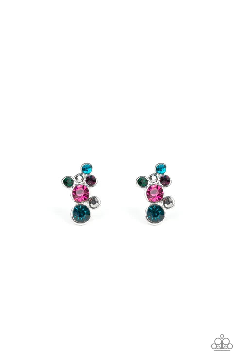 Paparazzi ♥ Treasure Treat - Multi ♥ Post Earrings