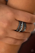 Paparazzi ♥ Make A SHEEN - Black ♥ Ring