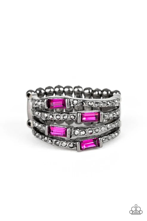 Paparazzi ♥ Royal Reflections - Pink ♥ Ring