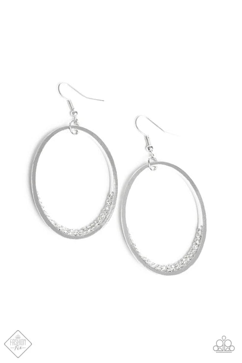 Paparazzi ♥ Must Love Sparkle - White ♥ Earrings