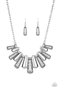 Paparazzi ♥ MANE Up - Silver ♥ Necklace