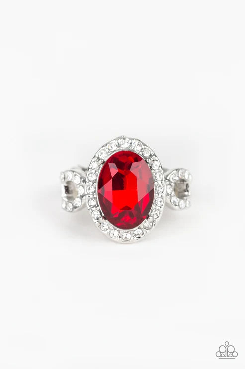 Paparazzi ♥ Magnificent Majesty - Red ♥ Ring