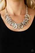 Paparazzi ♥ Ringing In The Bling - Silver ♥ Necklace