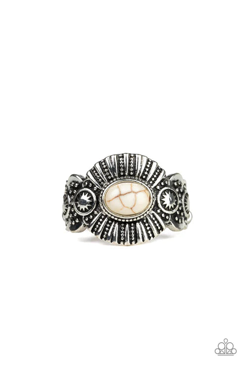 Paparazzi ♥ Thirst Quencher - White ♥ Ring