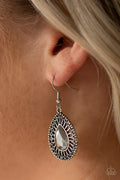 Paparazzi ♥ Limo Service - Silver ♥ Earrings