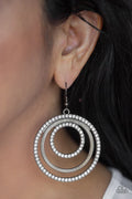 Paparazzi ♥ Rippling Refinement - Black ♥ Earrings