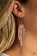 Paparazzi ♥ Lookin For A FLIGHT - Copper ♥ Earrings