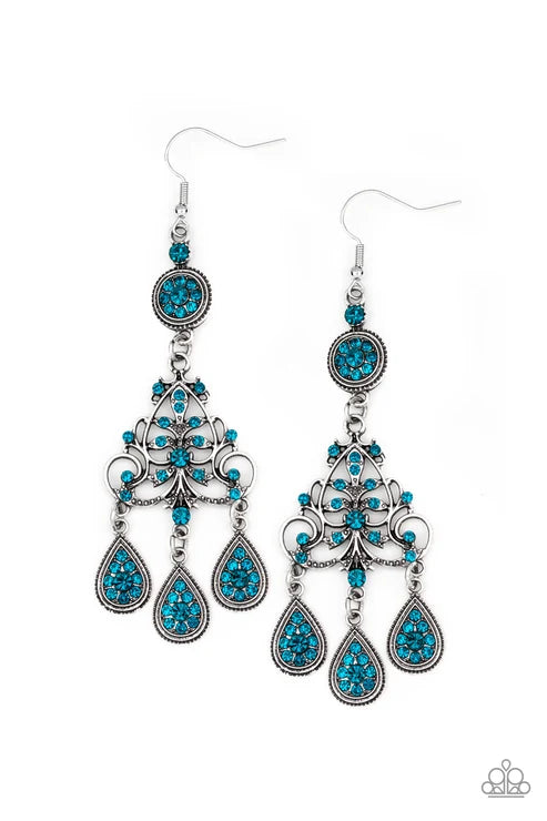 Paparazzi ♥ Royal Renovation - Blue ♥ Earrings
