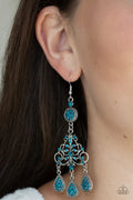 Paparazzi ♥ Royal Renovation - Blue ♥ Earrings