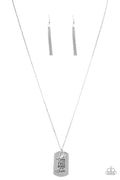 Paparazzi ♥ Home Of The Free - White ♥ Necklace