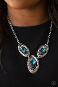 Paparazzi ♥ Metro Mystique - Blue ♥ Necklace