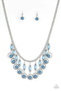 Paparazzi ♥ Cool Cascade - Blue ♥ Necklace