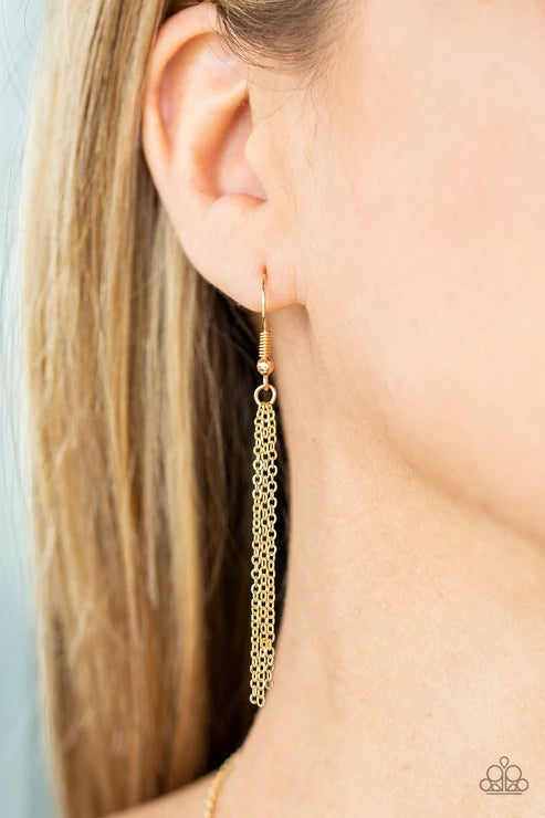 Paparazzi ♥ Palm Tree Retreat - Gold ♥ Necklace