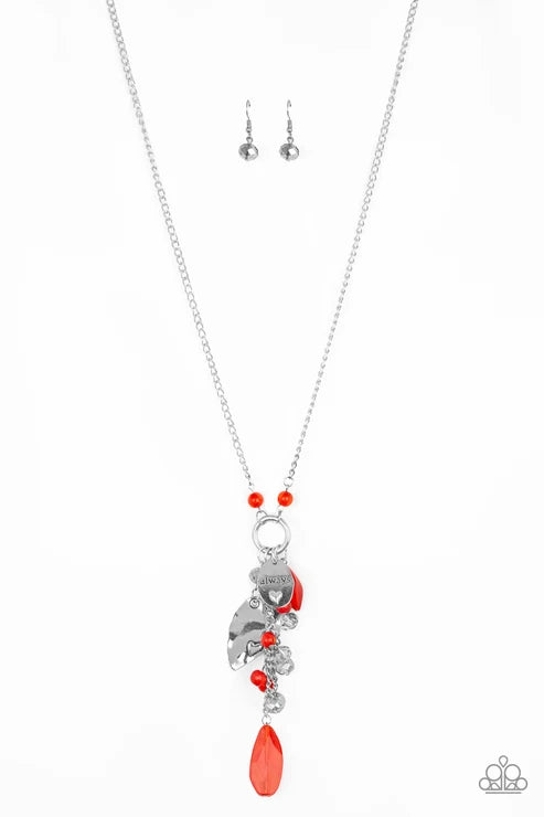 Paparazzi ♥ Hearts Content - Red ♥ Necklace