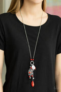 Paparazzi ♥ Hearts Content - Red ♥ Necklace