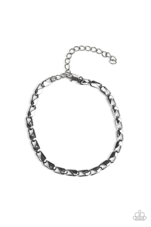 Paparazzi ♥ K.O. - Black ♥ Mens Bracelet