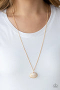 Paparazzi ♥ Show and SHELL - Gold ♥ Necklace