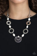 Paparazzi ♥ Zen Trend - White ♥ Necklace