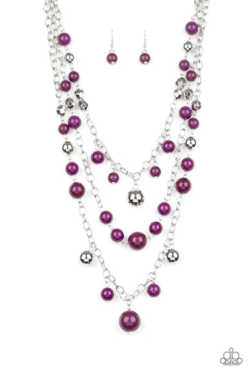 Paparazzi ♥ The Partygoer - Purple ♥ Necklace