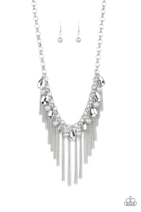 Paparazzi ♥ Industrial Intensity - Silver ♥ Necklace