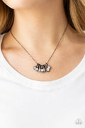 Paparazzi ♥ Slide Into Shimmer - Black ♥ Necklace