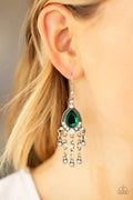Paparazzi ♥ Bling Bliss - Green ♥ Earrings