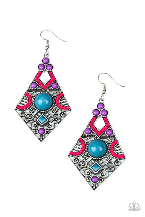 Paparazzi ♥ Malibu Meadows - Multi ♥ Earrings