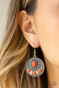 Paparazzi ♥ Sandstone Paradise - Orange ♥ Earrings