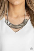 Paparazzi ♥ My Main MANE - Silver ♥ Necklace