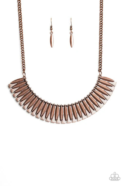 Paparazzi ♥ My Main MANE - Copper ♥ Necklace