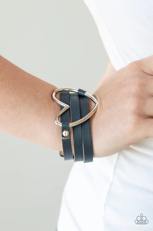Paparazzi ♥ One Love, One Heart - Blue ♥ Bracelet
