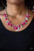 Paparazzi ♥ Guru Garden - Pink ♥ Necklace