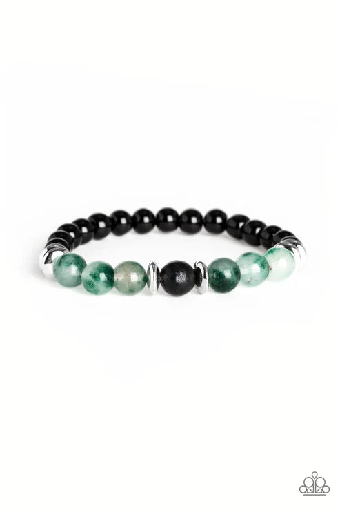 Paparazzi ♥ World Peace - Green ♥ Bracelet