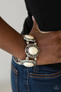 Paparazzi ♥ Rodeo Rancho - White ♥ Bracelet