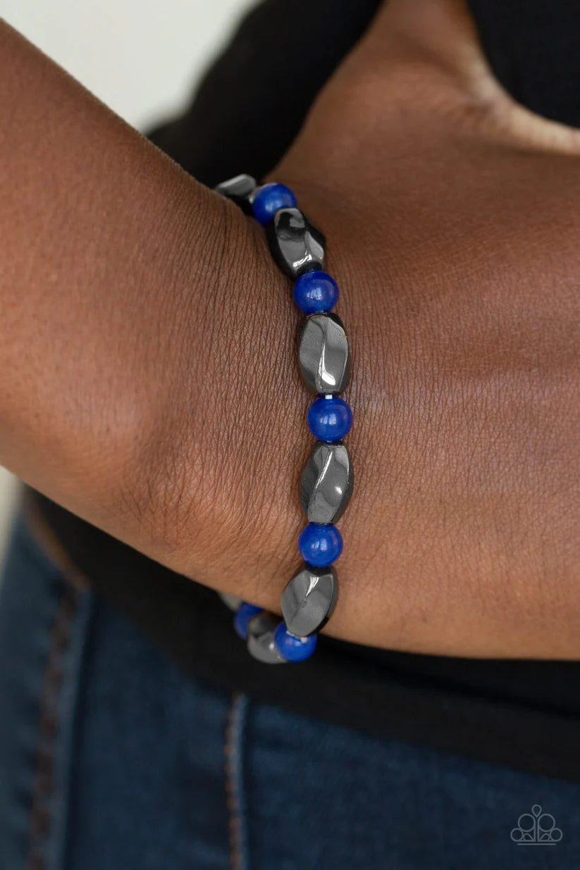Paparazzi ♥ To Each Their Own - Blue ♥ Bracelet