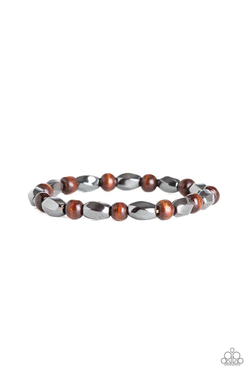 Paparazzi ♥ Resilient - Brown ♥ Bracelet