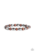 Paparazzi ♥ Resilient - Brown ♥ Bracelet