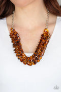 Paparazzi ♥ Comin In HAUTE - Brown ♥ Necklace