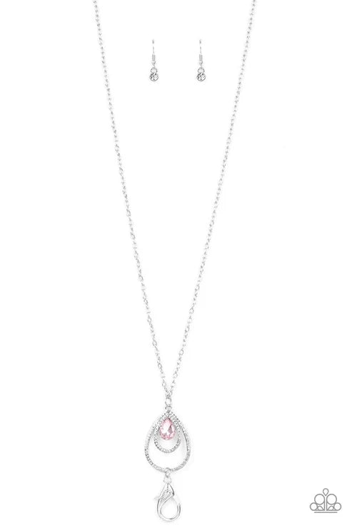 Paparazzi ♥ Teardrop Drama - Pink ♥ Lanyard