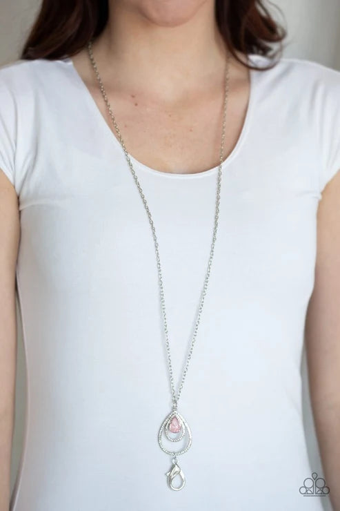 Paparazzi ♥ Teardrop Drama - Pink ♥ Lanyard