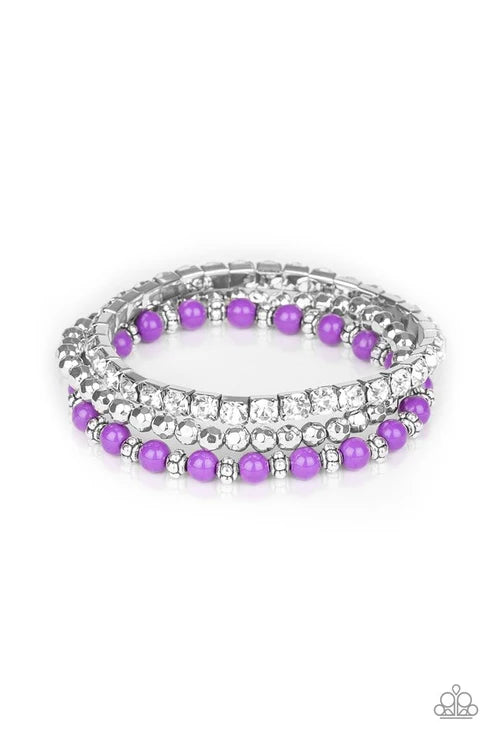 Paparazzi ♥ Fashion Forte - Purple ♥ Bracelet