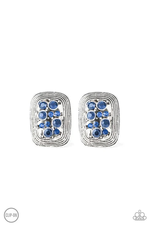 Paparazzi ♥ Darling Dazzle - Blue ♥ Clip-On