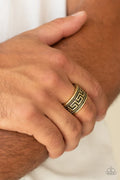 Paparazzi ♥ Tycoon Tribe - Brass ♥ Ring